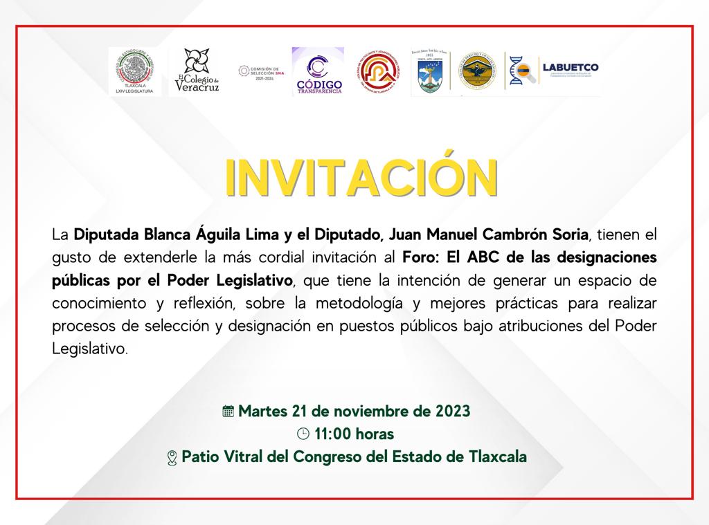 Realizarán foro sobre designaciones públicas; Blanca Águila insta a la transparencia en procesos legislativos